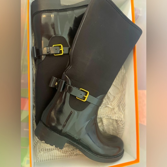 Kate spade new in box rain boots woman’s 11 - Picture 4 of 6